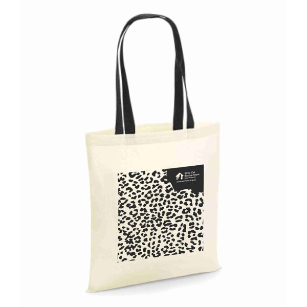 Black and White Animal Print Tote Bag for Life