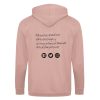 SCRT Zip Up Hoodie - Dusty Pink