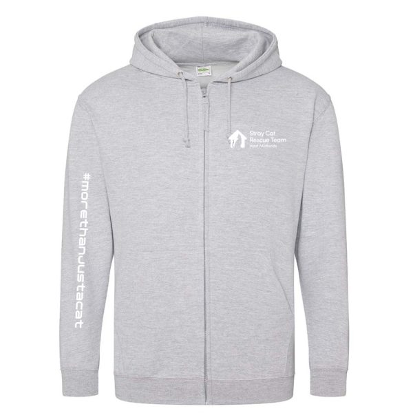 SCRT Zip Up Hoodie - Heather Grey