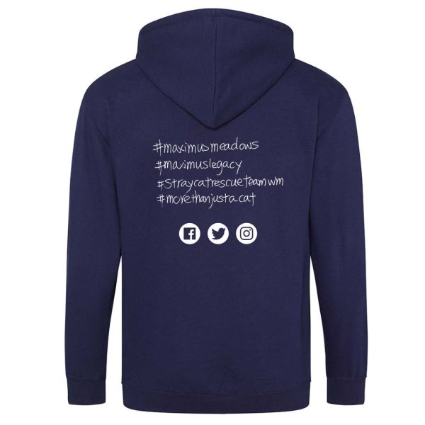 SCRT Zip Up Hoodie - Oxford Navy