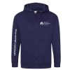 SCRT Zip Up Hoodie - Oxford Navy