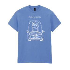 Maximus On A Mission T Shirt Light Blue